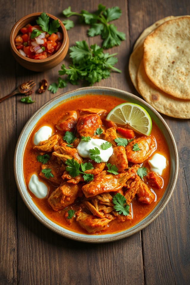 spicy shredded chicken dish