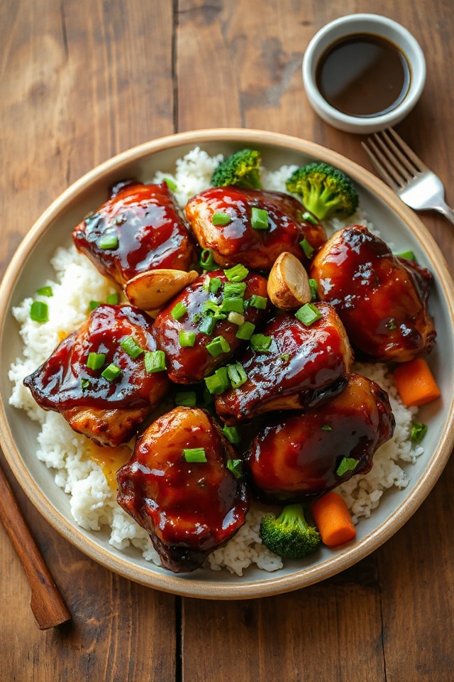 sweet and savory chicken