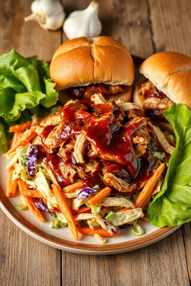 tender flavorful pulled chicken