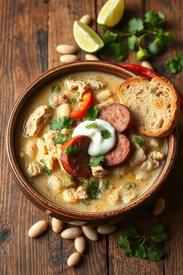 white bean chicken chili