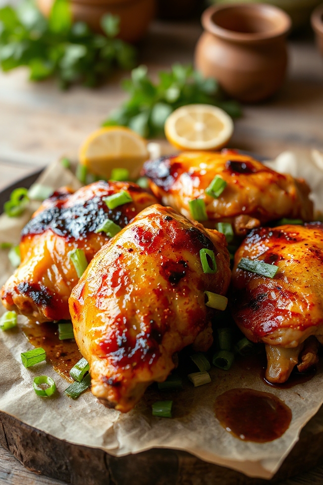 zesty marinated chicken thighs